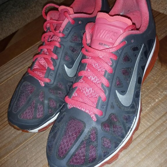 Nike Air Max Fitsole Mesh Grey and Pink - Picture 1 of 4